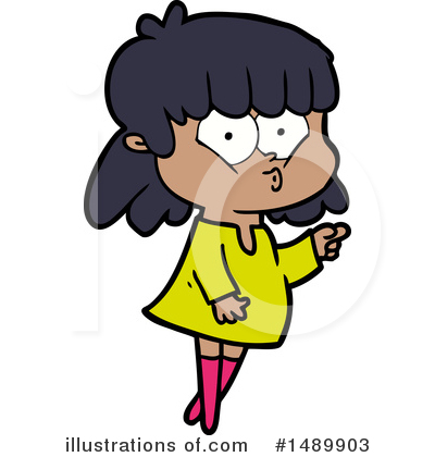 Royalty-Free (RF) Girl Clipart Illustration by lineartestpilot - Stock Sample #1489903