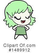 Girl Clipart #1489912 by lineartestpilot