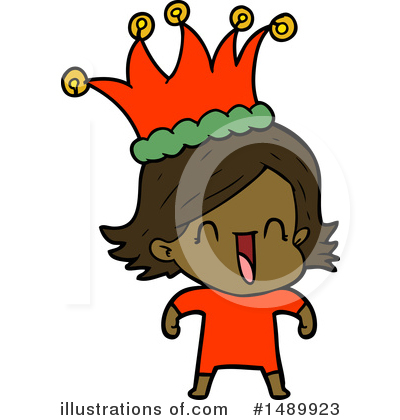 Royalty-Free (RF) Girl Clipart Illustration by lineartestpilot - Stock Sample #1489923
