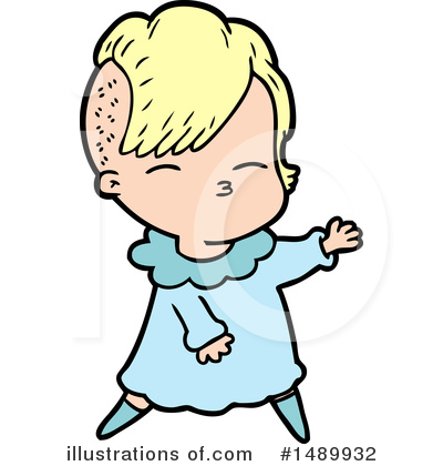 Royalty-Free (RF) Girl Clipart Illustration by lineartestpilot - Stock Sample #1489932