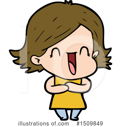 Royalty-Free (RF) Girl Clipart Illustration by lineartestpilot - Stock Sample #1509849