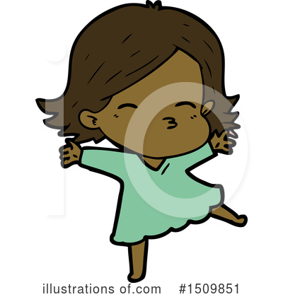 Royalty-Free (RF) Girl Clipart Illustration by lineartestpilot - Stock Sample #1509851