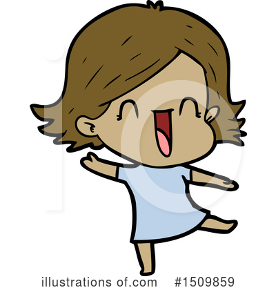 Royalty-Free (RF) Girl Clipart Illustration by lineartestpilot - Stock Sample #1509859