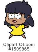 Girl Clipart #1509865 by lineartestpilot