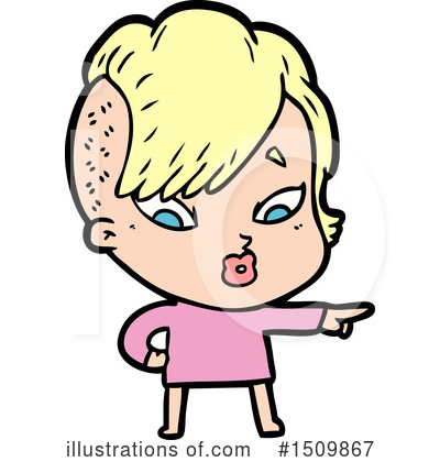 Royalty-Free (RF) Girl Clipart Illustration by lineartestpilot - Stock Sample #1509867