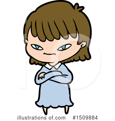 Royalty-Free (RF) Girl Clipart Illustration by lineartestpilot - Stock Sample #1509884