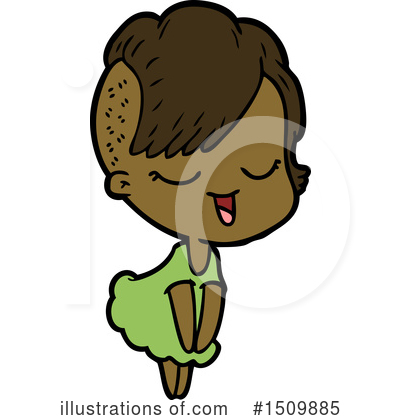 Royalty-Free (RF) Girl Clipart Illustration by lineartestpilot - Stock Sample #1509885