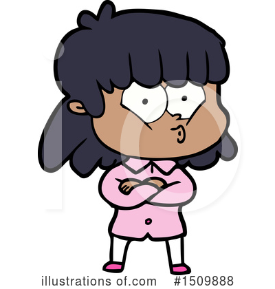 Royalty-Free (RF) Girl Clipart Illustration by lineartestpilot - Stock Sample #1509888