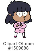 Girl Clipart #1509888 by lineartestpilot