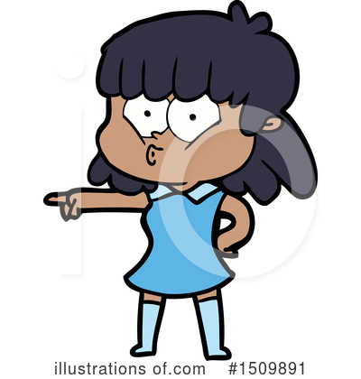 Royalty-Free (RF) Girl Clipart Illustration by lineartestpilot - Stock Sample #1509891