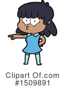 Girl Clipart #1509891 by lineartestpilot