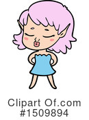 Girl Clipart #1509894 by lineartestpilot