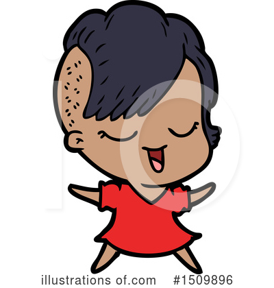 Royalty-Free (RF) Girl Clipart Illustration by lineartestpilot - Stock Sample #1509896