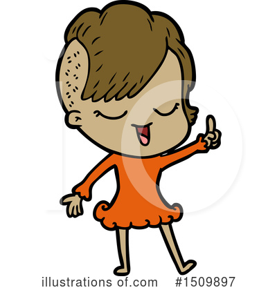 Royalty-Free (RF) Girl Clipart Illustration by lineartestpilot - Stock Sample #1509897