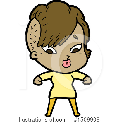 Royalty-Free (RF) Girl Clipart Illustration by lineartestpilot - Stock Sample #1509908