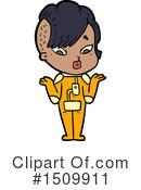 Girl Clipart #1509911 by lineartestpilot