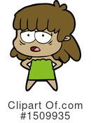 Girl Clipart #1509935 by lineartestpilot