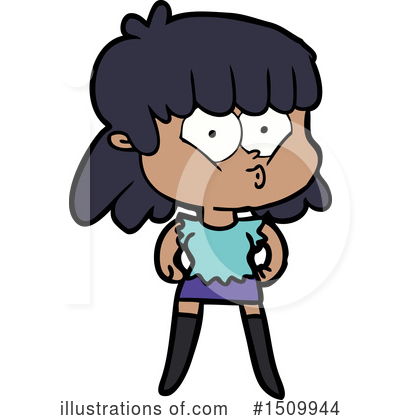 Royalty-Free (RF) Girl Clipart Illustration by lineartestpilot - Stock Sample #1509944