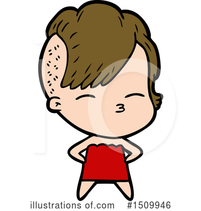 Royalty-Free (RF) Girl Clipart Illustration by lineartestpilot - Stock Sample #1509946