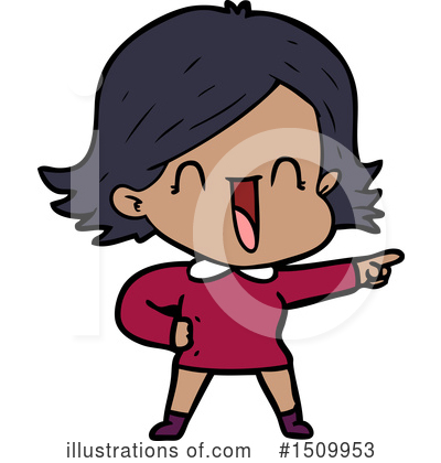 Royalty-Free (RF) Girl Clipart Illustration by lineartestpilot - Stock Sample #1509953