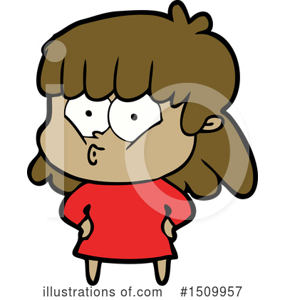 Royalty-Free (RF) Girl Clipart Illustration by lineartestpilot - Stock Sample #1509957