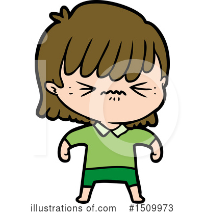 Royalty-Free (RF) Girl Clipart Illustration by lineartestpilot - Stock Sample #1509973