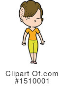 Girl Clipart #1510001 by lineartestpilot