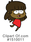 Girl Clipart #1510011 by lineartestpilot