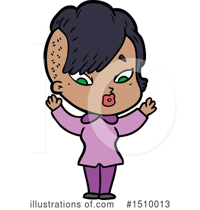 Royalty-Free (RF) Girl Clipart Illustration by lineartestpilot - Stock Sample #1510013