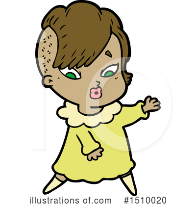 Royalty-Free (RF) Girl Clipart Illustration by lineartestpilot - Stock Sample #1510020