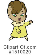 Girl Clipart #1510020 by lineartestpilot