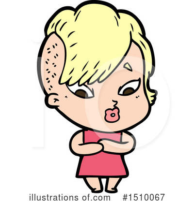 Royalty-Free (RF) Girl Clipart Illustration by lineartestpilot - Stock Sample #1510067