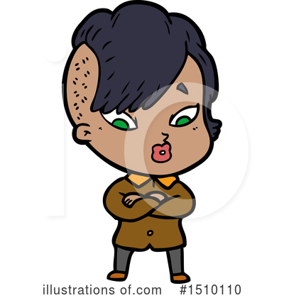 Royalty-Free (RF) Girl Clipart Illustration by lineartestpilot - Stock Sample #1510110