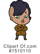 Girl Clipart #1510110 by lineartestpilot