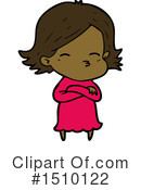Girl Clipart #1510122 by lineartestpilot