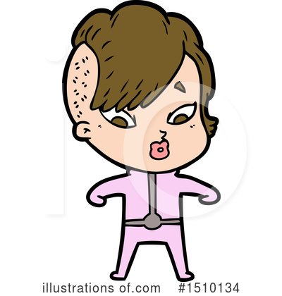 Royalty-Free (RF) Girl Clipart Illustration by lineartestpilot - Stock Sample #1510134