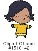 Girl Clipart #1510142 by lineartestpilot