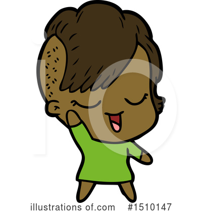 Royalty-Free (RF) Girl Clipart Illustration by lineartestpilot - Stock Sample #1510147