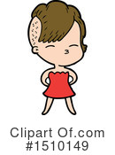 Girl Clipart #1510149 by lineartestpilot