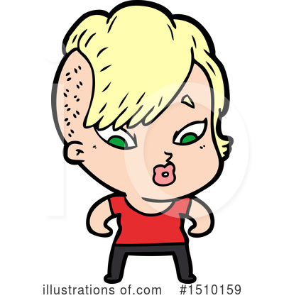Royalty-Free (RF) Girl Clipart Illustration by lineartestpilot - Stock Sample #1510159