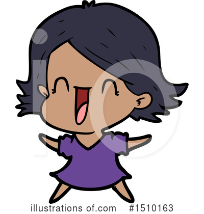 Royalty-Free (RF) Girl Clipart Illustration by lineartestpilot - Stock Sample #1510163
