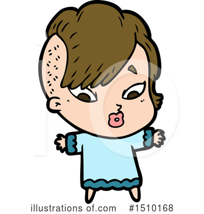 Royalty-Free (RF) Girl Clipart Illustration by lineartestpilot - Stock Sample #1510168