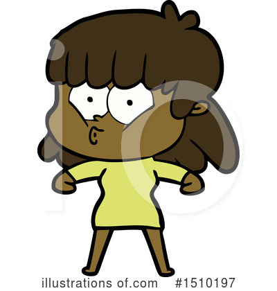 Royalty-Free (RF) Girl Clipart Illustration by lineartestpilot - Stock Sample #1510197