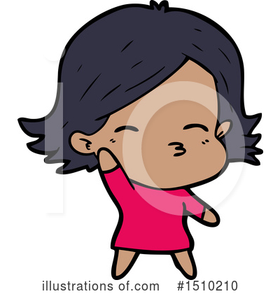 Royalty-Free (RF) Girl Clipart Illustration by lineartestpilot - Stock Sample #1510210