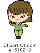 Girl Clipart #1510218 by lineartestpilot
