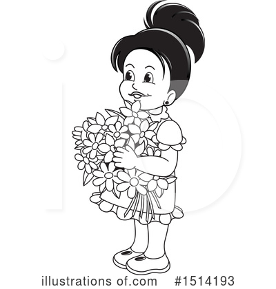 Royalty-Free (RF) Girl Clipart Illustration by Lal Perera - Stock Sample #1514193