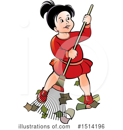 Royalty-Free (RF) Girl Clipart Illustration by Lal Perera - Stock Sample #1514196