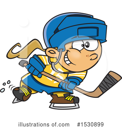 Ice Hockey Clipart #1530899 by toonaday