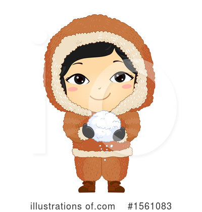 Eskimo Girl Clipart #1561083 by BNP Design Studio