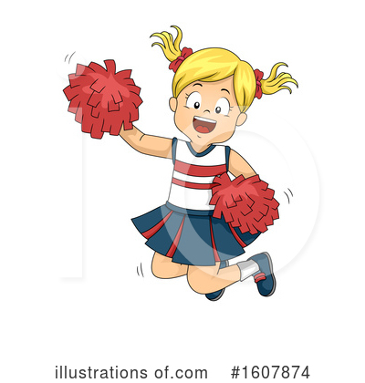 Cheerleaders Clipart #1607874 by BNP Design Studio